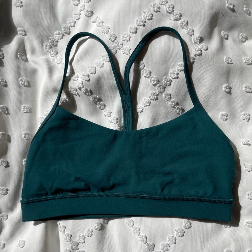 Lululemon Flow Y Bra A-C Cups - Storm Teal
